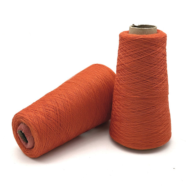 "Меринос 100%, Zegna Baruffa, арт. Cashwool, терракотово-морковный